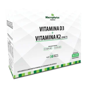 VITAMINA D3+VITAMINA K2 30 CAPS MACROPHYTUS