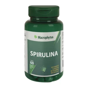 SPIRULINA COM VITAMINA E 60 CAPS MACROPHYTUS