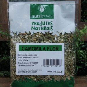 CAMOMILA FLOR 50G NUTRIERVAS