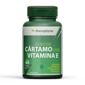 CÁRTAMO COM VITAMINA E 1000MG 60 CÁPSULAS MACROPHYTUS