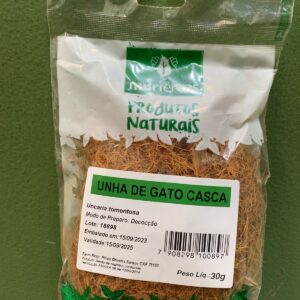 UNHA DE GATO CASCA RASURADA 30G NUTRI ERVAS