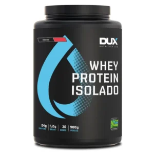 WHEY PROTEIN ISOLADO 900G – MORANGO DUX NUTRITION