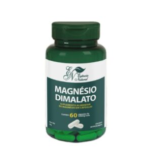 MAGNÉSIO DIMALATO ESSÊNCIA NATURAL 60 CÁPSULAS