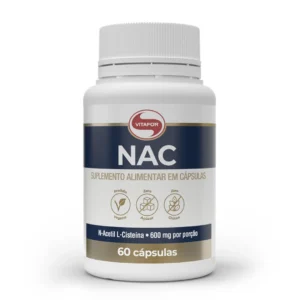 NAC N-ACETIL L-CISTEÍNA 600MG – 60 CÁPSULAS